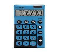 MILAN® Boîte Calculatrice de Bureau 10 Chiffres Duo, Bleu