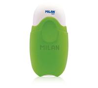 Milan Boîte D´affichage 12 Gommes D´école En étui Série Fluo