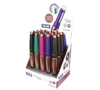Milan Boîte D´affichage 20 Capsules De Crayons Mécaniques Minces En Cuivre 0.5 Mm