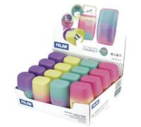 Milan Boîte D´affichage Avec 16 Gommes Et Taille-crayon Compact Sunset
