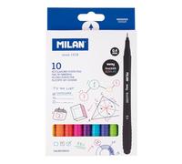 MILAN® Boîte de 10 feutres pointe fine SWAY Fineliner 0,4 mm