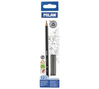 Milan Boîte De 12 Crayons Graphite H Triangulaires