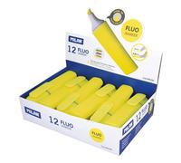 Milan Boîte De 12 Surligneurs Jaune Fluo