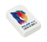 Milan Boîte de 18 gommes avec dessins infantiles, Couleur blanche