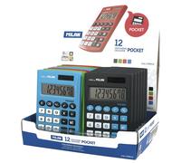 Milan Boîte De Présentation 12 Calculatrices 8 Chiffres Poche