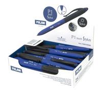 MILAN Boîte d'affichage 25 stylos P1 Touch Stylus, Encre Bleue