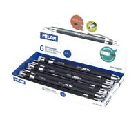 Milan Boîte De Présentation 6 Crayons Mécaniques Professionnels 5.2 Mm