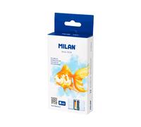 Milan Boîte Métallique Pour Aquarelle Demi-godet 12 Unités