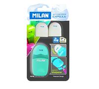 MILAN BYM10034 Capsuleuse pour plaquettes thermoformées avec 2 Caoutchoucs de rechange [couleurs assorties]
