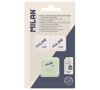 MILAN BYM10330 Blister caoutchouc School 430 avec caoutchouc de remplacement