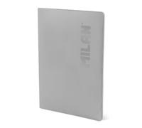 MILAN® Cahier A4 collé, papier ligné, 48 feuilles de 95 g/m², collection Shadow gris