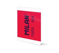 MILAN® Cahier A4 encollé, papier quadrillé, 48 feuilles crème®, rose