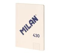MILAN® Cahier collé A4, papier ligné, 48 feuilles A4, papier 95 g/m², série 1918, beige