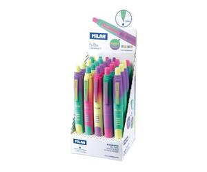 MILAN Caja expositora 20 bolígrafos COMPACT Sunset, tinta azul