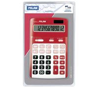 Milan Calculatrice 12 Chiffres Blister Rouge