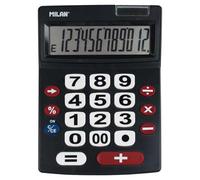 Generique Calculatrice électronique Milan 151712BL 12 chiffres, touches grandes Blister