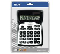 Milan Calculatrice Noire 16 Chiffres Sous Blister