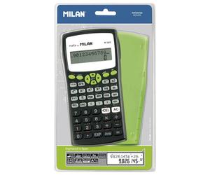 Milan Calculatrice Scientifique Noire M240 Avec Couvercle Vert Sous Blister