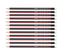 Milan Crayons à Papier Avec Gomme 2.2 Mm 12 Unités