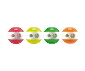 MILAN Cube exposant 24 taille-crayons SPHERE Fluo