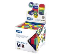 Milan Cube Présentoir 24 Gommes Avec Taille-crayon Compact Mix