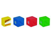 Milan Display Box 16 Cubic Pencil Sharpeners Multicolore Enfants