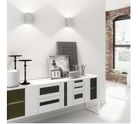 Milan Dau 80 Applique Rectangular 2x DOB LED Strahler/Spot, noir