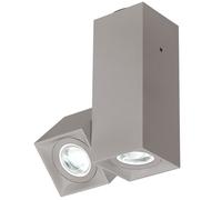 Milan Dau 80 Plafonnier 2x GU10 Strahler/Spot, aluminium noir satiné