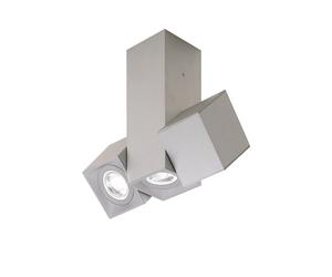 Milan Dau 80 Plafonnier 3x GU10 Strahler/Spot, aluminium mat