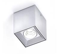Milan Dau 80 Plafonnier COB LED Strahler/Spot, argent anodisé