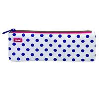 Milan Dots 3 étuis 23 cm Bleu/Blanc, Bleu/Blanc, 23 cm, Trousse