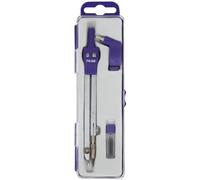 Compas - Scolaire - Mine Intégrée - Universel - Adaptateur Crayon - Bleu
