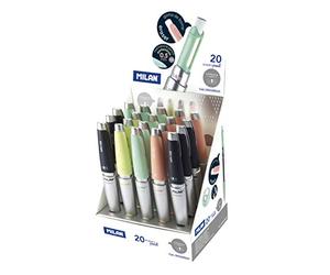 MILAN Expositor 20 portaminas Capsule Slim Silver