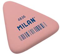 MILAN Flacon de 36 gommes triangulaires souples rose 4836