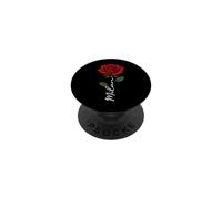 Milan Fleur Rouge Art Prénom pour Hommes Enfants Garçons PopSockets PopGrip Adhésif