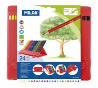 Milan Flexibox 24 Crayons De Couleur Triangulaires