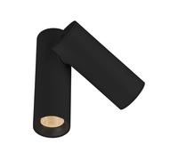 Milan Haul 40 Plafonnier 2x LED Strahler/Spot, noir