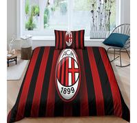 Milan Housse De Couette Pi¿¿Ces Impression D Microfibre Avec Taie D'oreiller Fermeture ¿¿Clair Housses De Couettes Parure De Lit Avec Single£¿Xcm