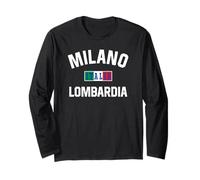 Milan Italie Lombardie Drapeau italien Manche Longue