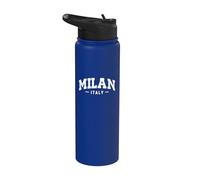 Milan Italie - Souvenir de vacances universitaire Stainless Steel Insulated Water Bottle