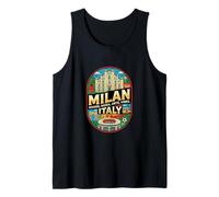 Milan Italie Voyage Souvenir Ville Cadeau Débardeur