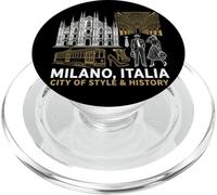 Milan Italie Voyage Souvenir Ville Cadeau PopSockets PopGrip pour MagSafe