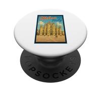 Milan Italy Poster touristique vintage Années 50 PopSockets PopGrip Adhésif