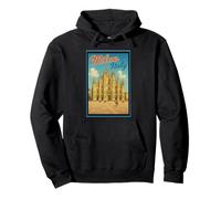 Milan Italy Poster touristique vintage Années 50 Sweat à Capuche