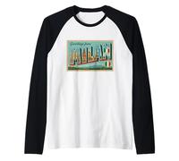 Milan Italy Poster Vintage rétro des années 50 Manche Raglan