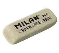 MILAN Lot de 40 gommes en caoutchouc 740 abrasives pour encre (gris) (CCM740G)