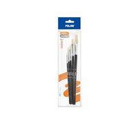 MILAN® Lot de 5 pinceaux Plats série 501 n° 0, 4, 6, 8 et 12
