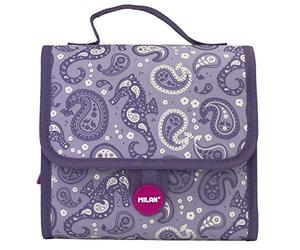 MILAN Maletín 2 Estuches Con Contenido Drops Sac à dos enfants, 22 cm, Violet (Morado)