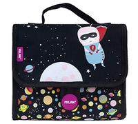Milan Maletín 2 Estuches Con Contenido Super Heroes Space Rosa Sac à Dos Enfants, 22 cm, Rose (Rosa)