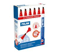 Milan Marqueur Permanent 1-4 Mm 12 Unités